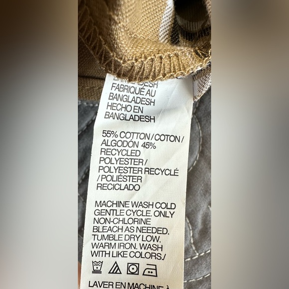 Van Huesen Men’s Tan Weekend Twill Classic Plaid Button Down NWT Size La… - Picture 5 of 10